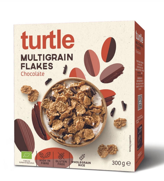 Multigrain Flakes with Dark Chocolate Bio + GF