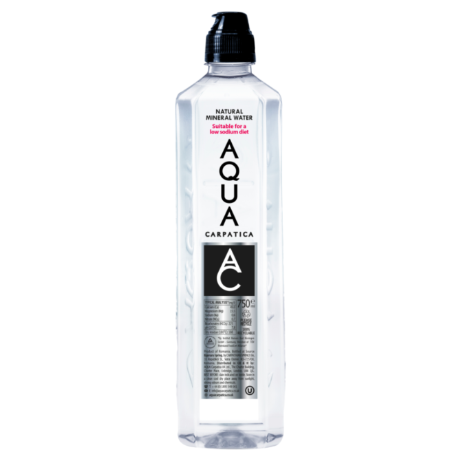 Aqua Carpatica 1000ml Neperlivá SPORT- 6ks (B2B)