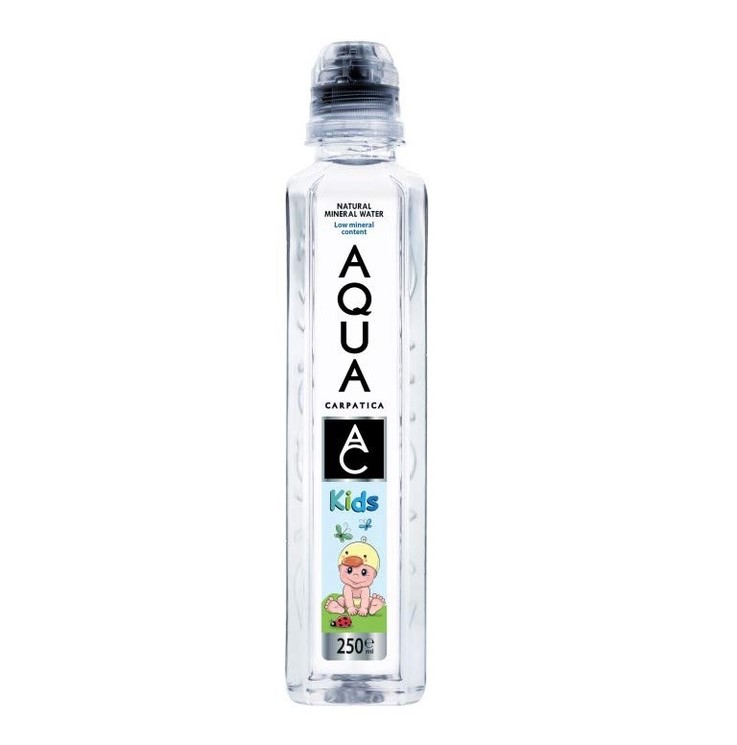 Aqua Carpatica 250ml KIDS Neperlivá- 24ks